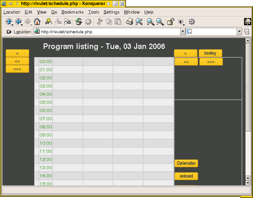 Image schedule